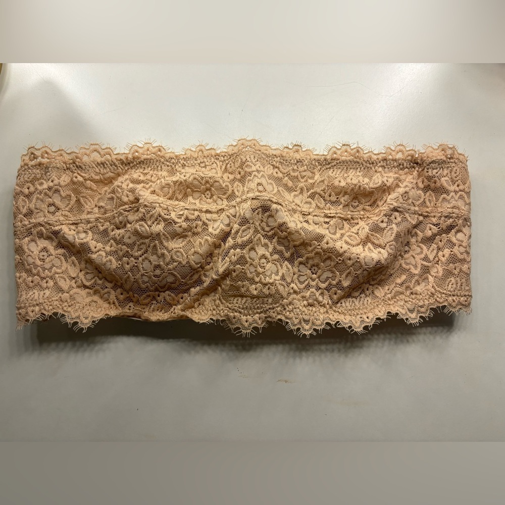 Aerie nude 34B lace bandeau bra